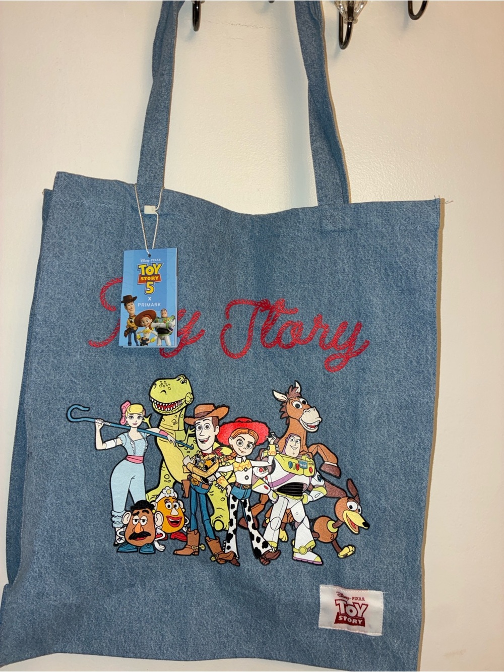 Toy Story denim tote bag